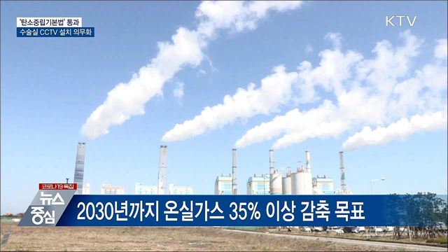 '탄소중립법' 통과···수술실 CCTV 설치