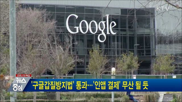 '구글갑질방지법' 통과···'인앱 결제' 무산 될 듯
