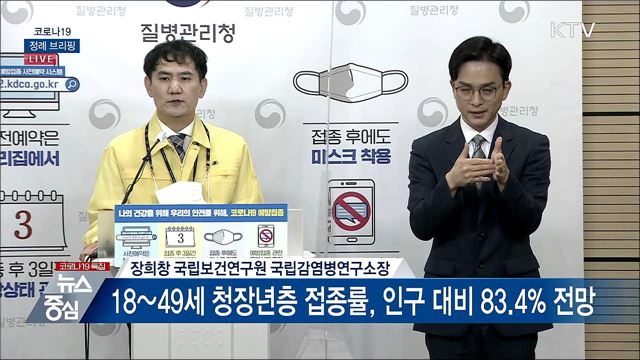 코로나19 정례 브리핑 (21. 09. 03. 14시)