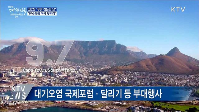 제2회 푸른하늘의 날···"탄소중립 적극 뒷받침"