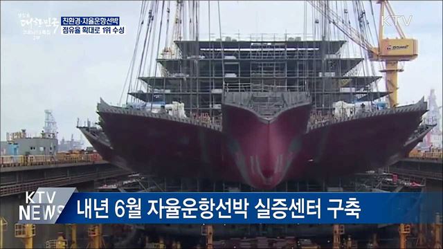 친환경·자율운항선박 1위 굳히기···8천명 양성