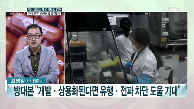 먹는 코로나19 치료제 긴급도입 검토···주간 주요 시사 현안은?