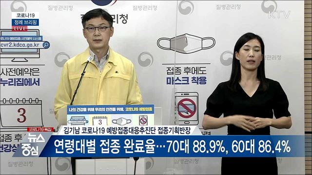 코로나19 정례 브리핑 (21. 09. 13. 14시) 