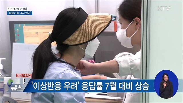 "이상반응 현장대응···12~17세 접종이득 크지 않아"