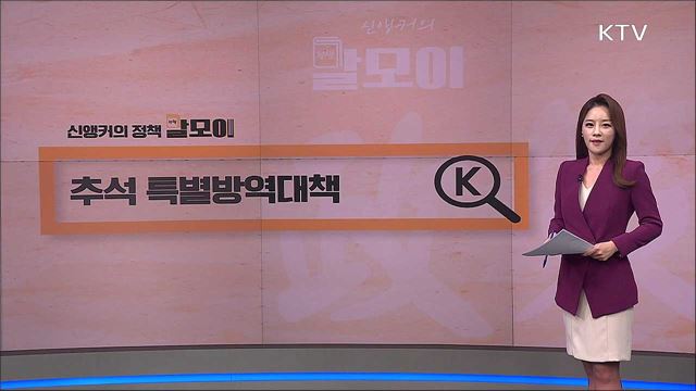 추석 특별방역대책 [정책 말모이]