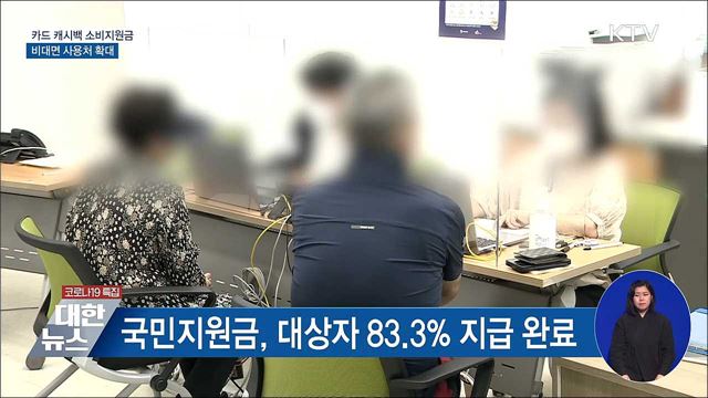 홍 부총리 "카드캐시백 소비지원금 비대면 사용 확대"