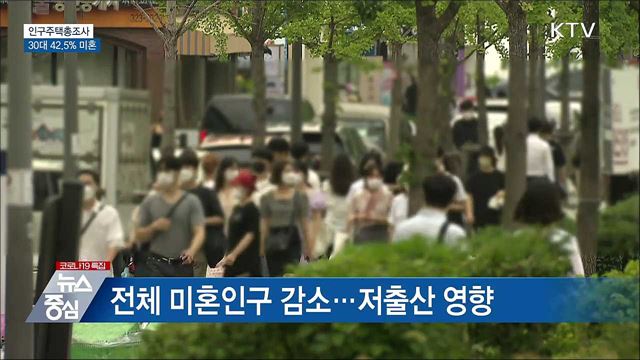 인구주택총조사···30대 42.5% 미혼