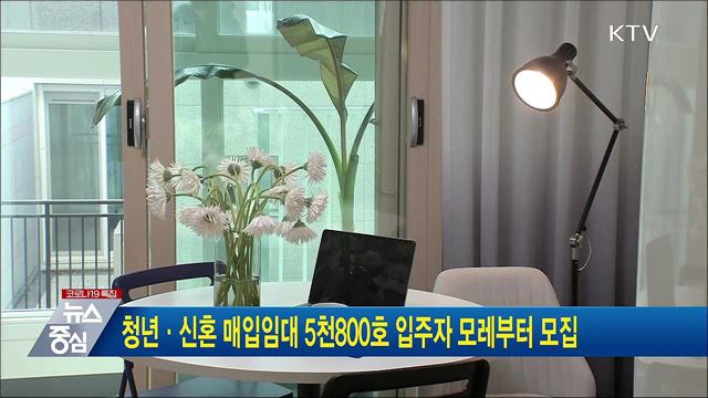 청년·신혼 매입임대 5천800호 입주자 모레부터 모집