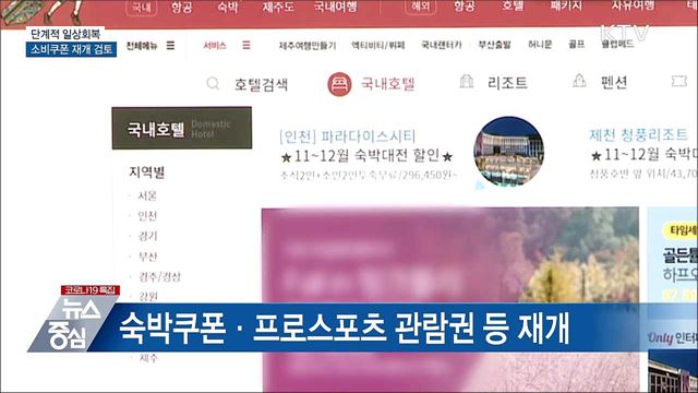 단계적 일상회복 맞춰 소비쿠폰 사용 재개 검토