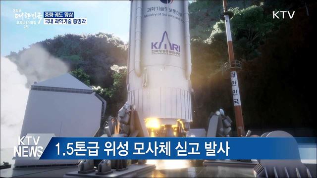 중량·궤도 향상···국내 과학기술 총망라