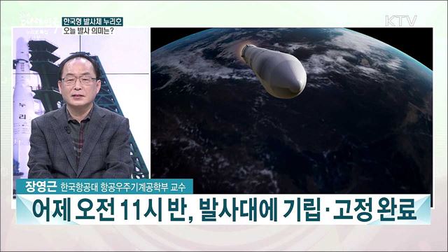 모든 준비 끝났다···한국형 발사체 '누리호' 카운트다운 돌입