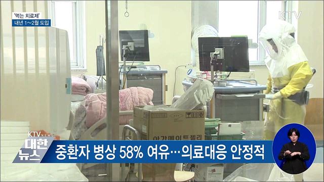 신규 1천400명대···'먹는 치료제' 내년 1~2월 도입