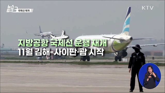 국제선 재개 [뉴스링크]