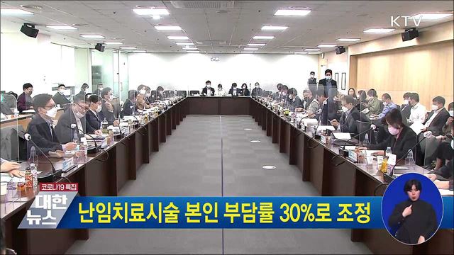 난임치료시술 본인 부담률 30%로 조정