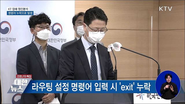 KT 장애, 작업 명령어 누락으로 전국 확산