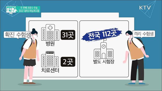 두 번째 코로나 수능 2022 대학수학능력시험 [클릭K]