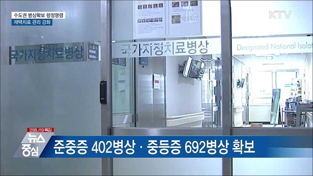 수도권 병상확보 행정명령···재택치료 관리 강화