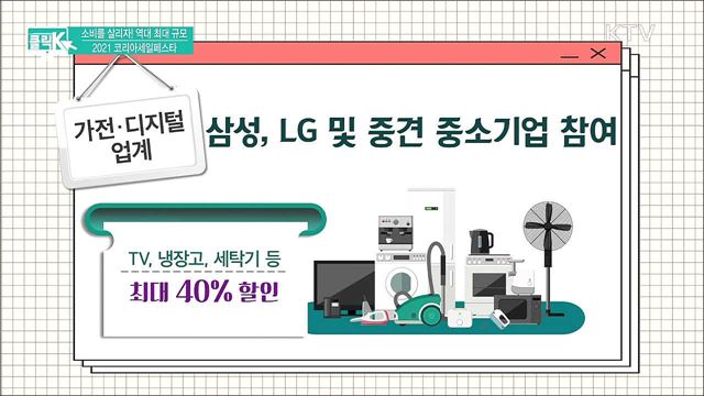 소비를 살리자! 역대 최대 규모 2021 코리아세일페스타 [클릭K]