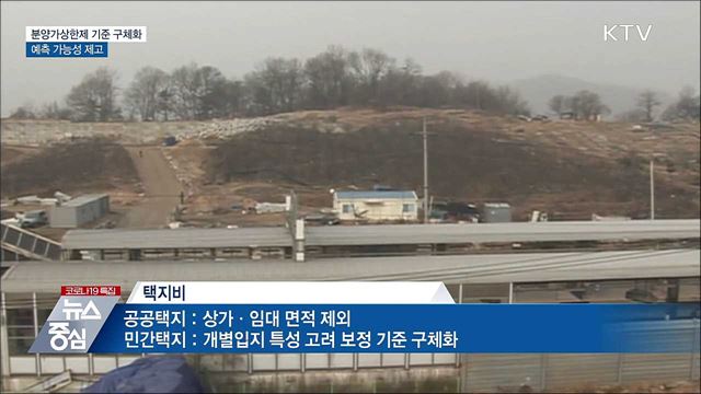 분양가상한제 기준 구체화···예측 가능성 제고