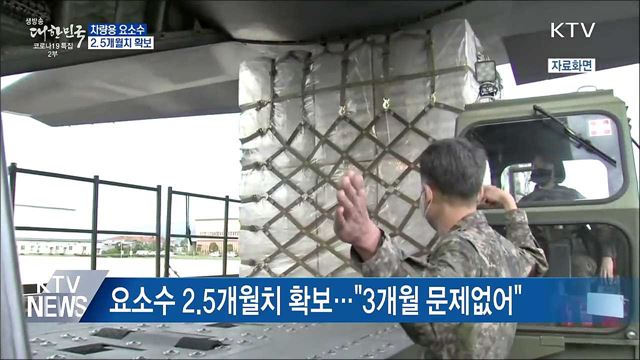 정부, 차량용 요소수 2.5개월치 확보