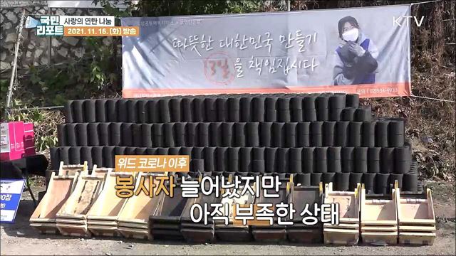 단계적 일상 회복, 사랑의 연탄 나눔도 활기