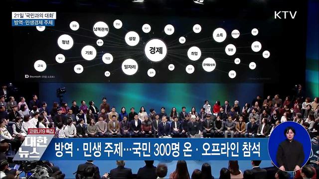 21일 '국민과의 대화'···방역·민생경제 소통