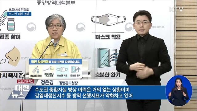 수도권 위험도 '매우 높음'···"방역강화 필요"
