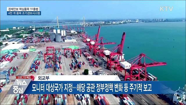 핵심품목 집중관리···4천 개 품목 조기경보시스템 가동