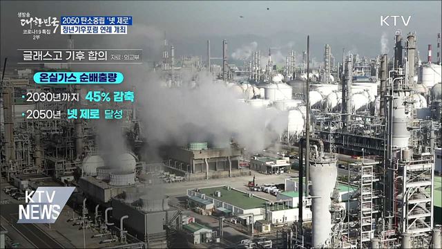 '넷 제로' 합의···청년기후포럼 연례 개최