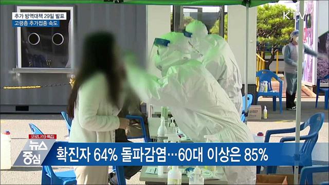 추가 방역대책 29일 발표···고령층 추가접종 속도