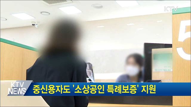 중신용자도 '소상공인 특례보증' 지원