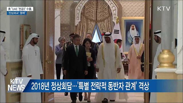 靑 "UAE '천궁2' 수출···'진심외교' 열매"