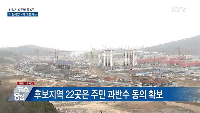 신길2·쌍문역 등 5곳 도심복합 2차 예정지구 지정