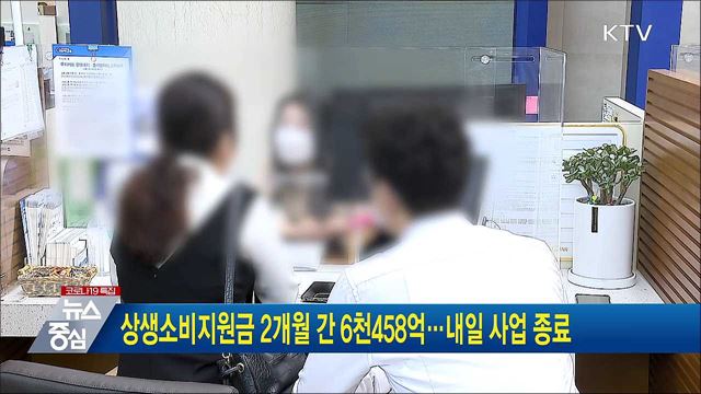 상생소비지원금 2개월 간 6천458억···내일 사업 종료