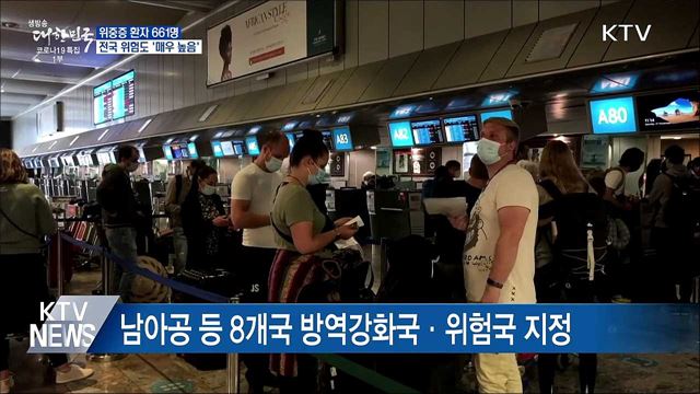 위중증 661명···전국 위험도 '매우 높음'