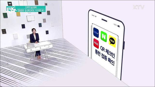 단계적 일상회복 '접종증명·음성확인제'로 기지개를 펴다 [클릭K]