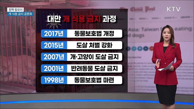 개 식용 금지 공론화 [정책 말모이]