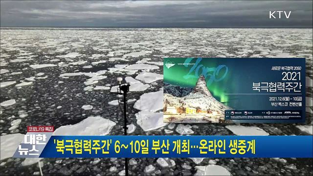 '북극협력주간' 6∼10일 부산 개최···온라인 생중계