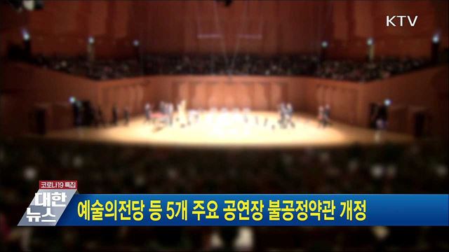 예술의전당 등 5개 주요 공연장 불공정약관 개정