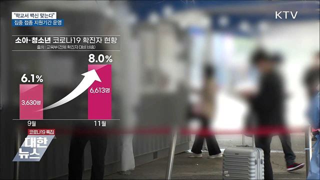 "학교서 백신 맞는다"···오늘부터 집중 접종 지원기간