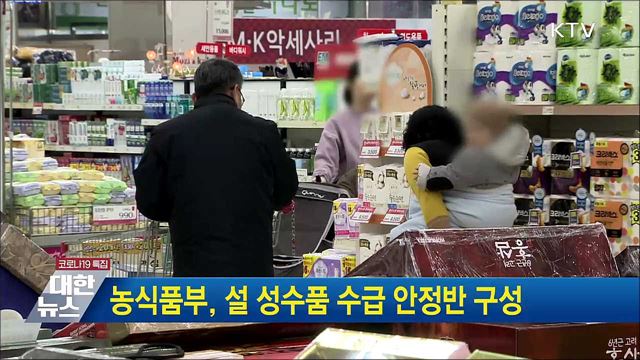 농식품부, 설 성수품 수급 안정반 구성