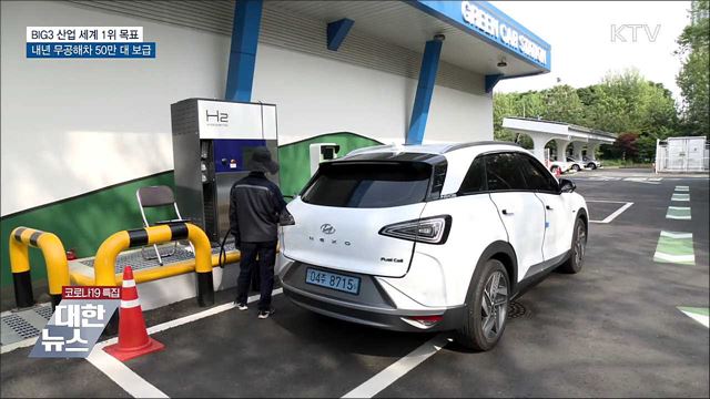 BIG3 세계 1위 목표···내년 무공해차 50만 대 보급