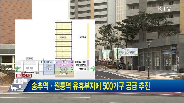 송추역·원릉역 유휴부지에 500가구 공급 추진