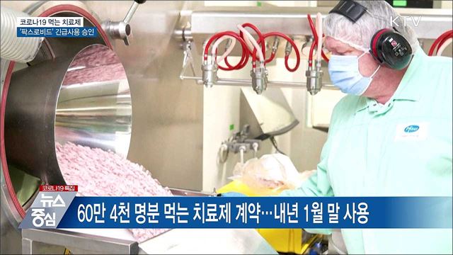 식약처, 코로나19 먹는 치료제 긴급사용 승인