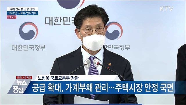 부동산시장 안정 관련 2022년 국토부 업무계획