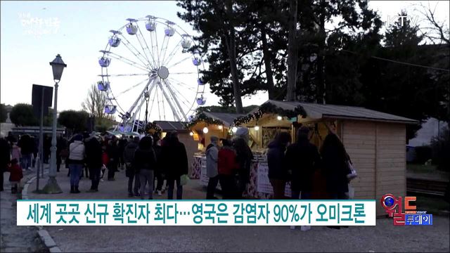 세계 곳곳 신규 확진자 최다···영국은 감염자 90%가 오미크론 [월드 투데이]