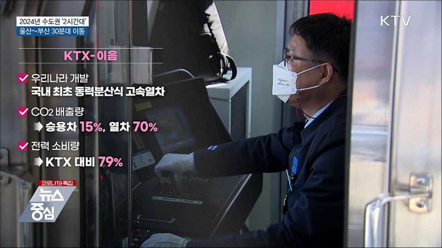 2024년 수도권 '2시간대'···울산~부산 30분대