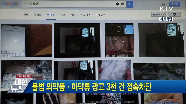 불법 의약품·마약류 광고 3천 건 접속차단