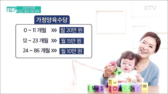모르면 손해! 임신·출산 지원 정책 [클릭K]