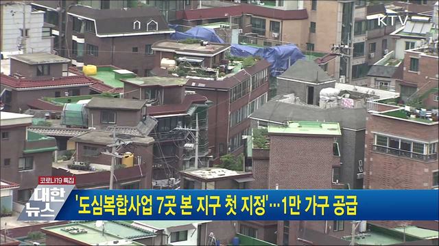 '도심복합사업 7곳 본 지구 첫 지정'···1만 가구 공급